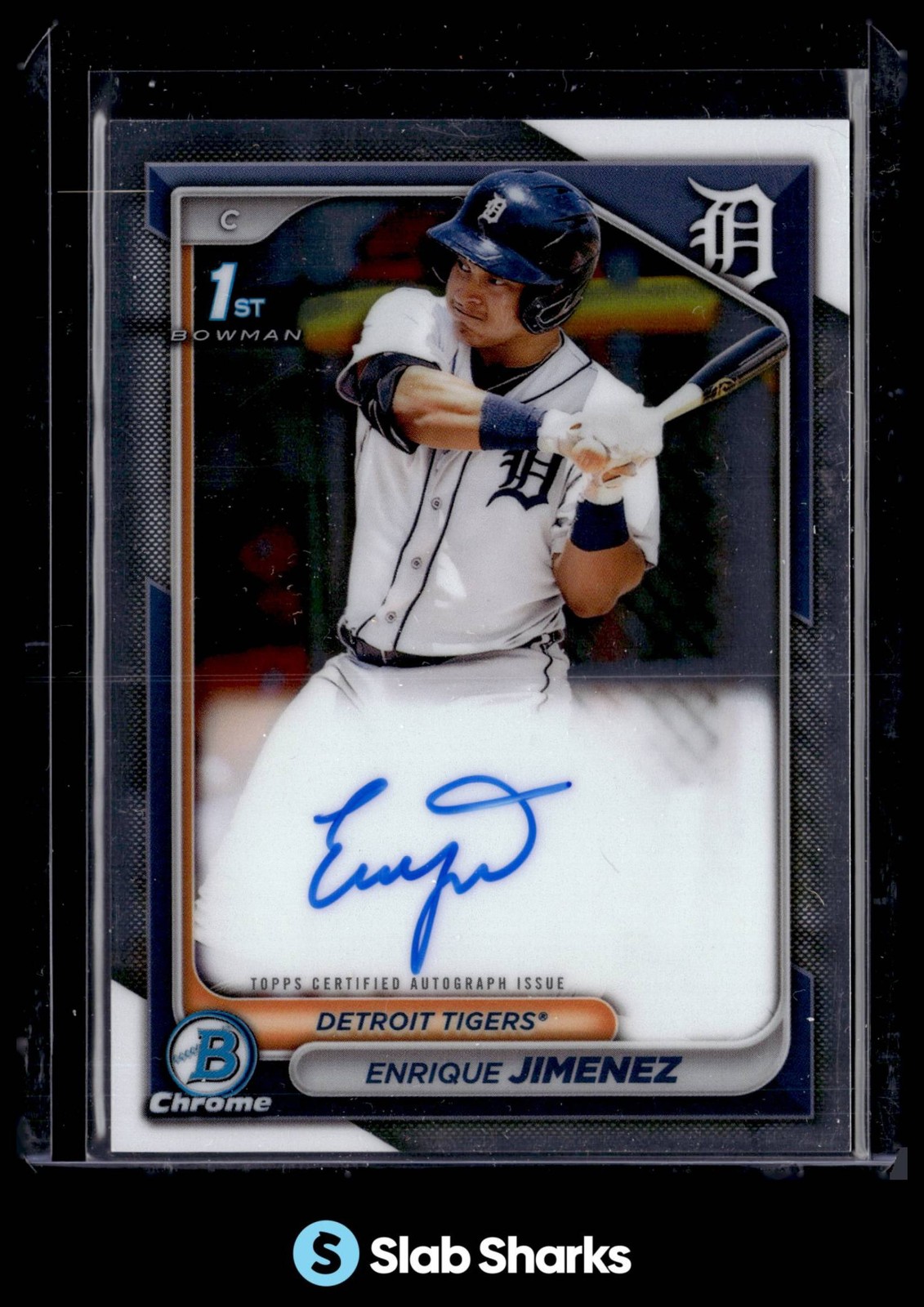 2024 BOWMAN CHROME #CPA-EJ ENRIQUE JIMENEZ AUTO 1ST PROSPECT