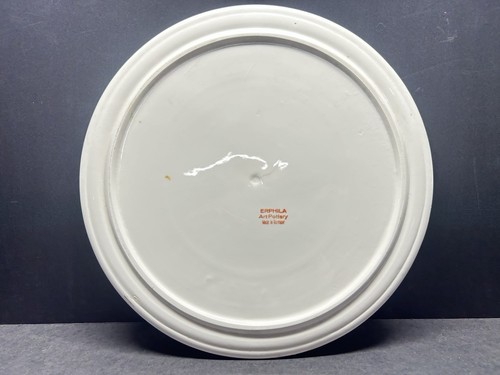 Vintage Erphila Porcelain Hand Painted Cake Plate 11” Floral Swag Germany - Picture 6 of 7