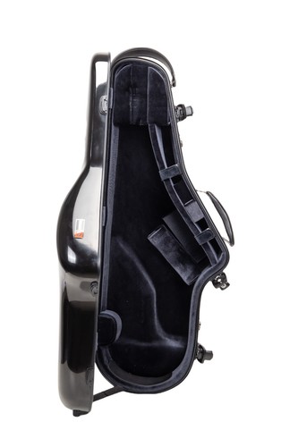 Estuche para saxofón tenor de fibra de vidrio Crossrock | Carcasa reforzada, bloqueo TSA - Imagen 23 de 24