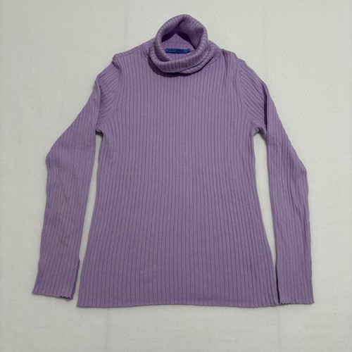 J.McLaughlin Arlette Turtleneck Woman’s Large Light Purple Long Sleeve Ribbed