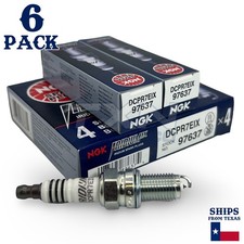 6 Pack NGK Iridium IX 97637 Spark Plugs DCPR7EIX SOLID
