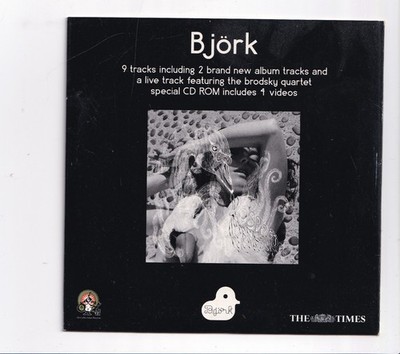 (MA810) The Times: Bjork, 9 tracks + 1 video - 2001 CD