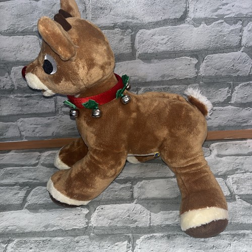 Build a bear Rudolph The Red Nosed Reindeer Christmas holiday stuffed plush - Picture 6 of 13
