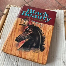 VINTAGE OLD GARDBACK BOOK 1955 Black Beauty Anna Sewelll WHITMAN USA