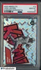 Josh Jacobs 2023 Absolute Kaboom Horizontal #10 Raiders SSP CASE HIT PSA 10