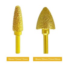 Diamant-Schleifkopf, Fräsbohrer, 6 mm Schaft, für Steinschnitzgravur