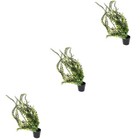 6 pcs Artificial Hanging Rattan Plant Green Drooping Wall Decoration