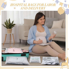 30 Pcs Hospital Bags Labor Delivery Stickers Resealable Essentials Organizing