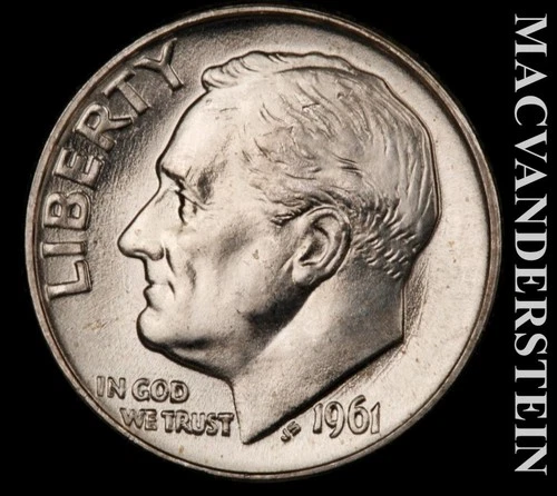 1961-P Roosevelt Dime — photo from another recent sale