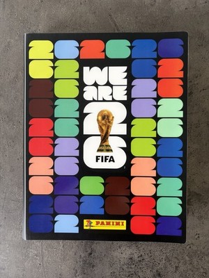 FIFA Panini World Cup 2026 Album Komplett Inkl. Eternos und Emblem in Gold.