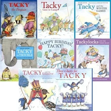 Tacky the Penguin Book Series 8-Book Set by Helen Lester
