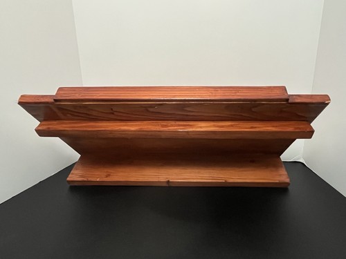Pulpit Dsplay VTG Collectible Woodn Book Stand Dictionary Bible Open Book Table - Picture 3 of 11