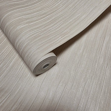 Tan Beige cream crashed faux silk fabric plain textured contemporary Wallpaper