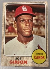 Top 10 Bob Gibson Baseball Cards 26