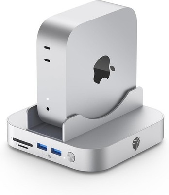 Yottamaster Mac mini M4 Dock Ständer mit NVMe SSD-Gehäuse 10 Gbps Dockingstation