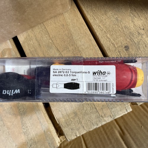 Wiha 5 Stück Drehmoment VDE isolierter Klemmschraubendreher S elektrisch - Bild 2 von 2