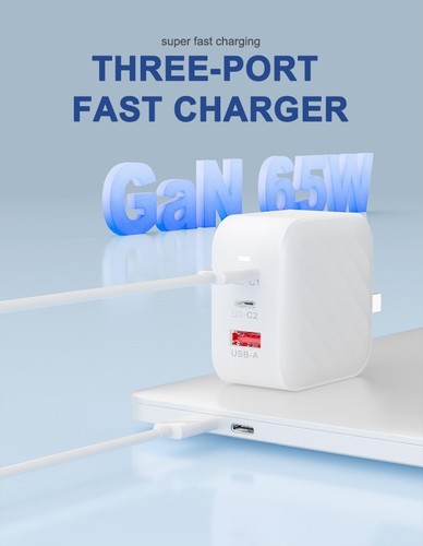 Véritable Mural Alimentation Chargeur Adaptateur 65W Rapide Prise Pour Pixel 9A - Photo 6 sur 17