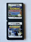 Nintendo DS Sonic Bundle (Sonic Colors & Sonic Classic Collection) TESTED