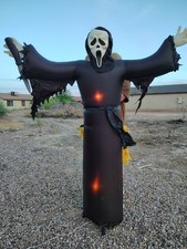 2011 Gemmy Airblown Inflatable Scream Ghost Face 6ft RARE Horror Halloween