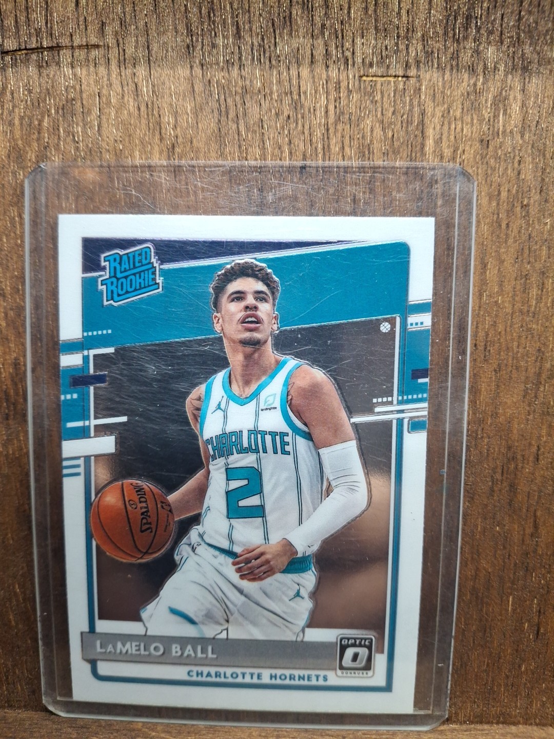 2020-21 Panini Donruss Optic - Rated Rookie LaMelo Ball #153 Holo Prizm (RC)