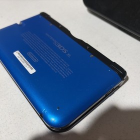 Nintendo 3DS XL Handheld Console - Blue/Black Bundle Tested Working. No Stylus