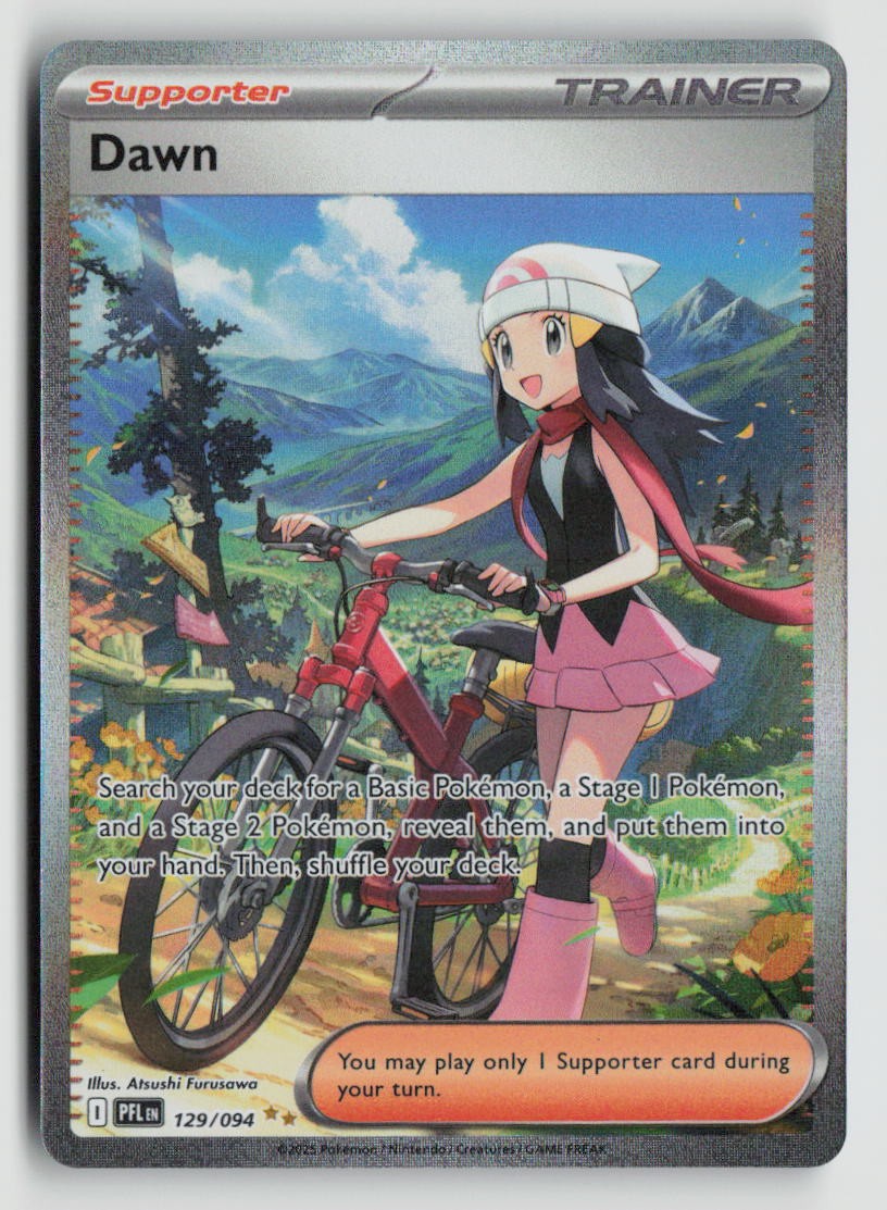 Dawn 129/094 Pokemon ME02: Phantasmal Flames Special Illustration Rare LP