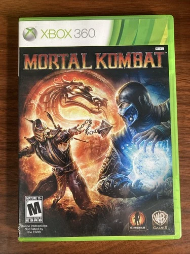 Mortal Kombat Xbox 360 2010 Complete in Box Tested Working