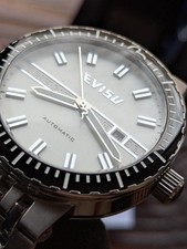 Evisu Automatic Mens Swiss Made Watch White D...