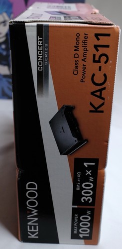 Kenwood KAC-511 Class D Digital Mono Amplifier 1000W Brand New Sealed - Picture 3 of 6