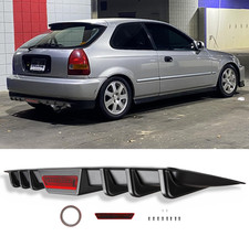 For Honda Civic Eg Ek Hatchback 34 Rear Bumper Diffuser Spoiler Splitter Lip For Honda Civic Eg Ek Hatchback 34 Rear Bumper Diffuser Spoiler Splitter Lip