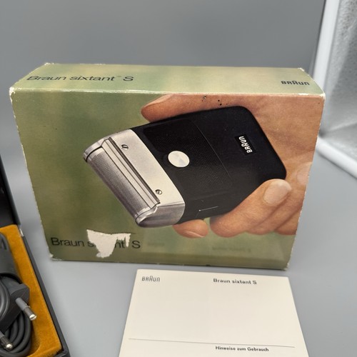 Braun Sixtant S rasoio vintage da uomo NUOVO E MAI USATO in confezione originale - Foto 3 di 15
