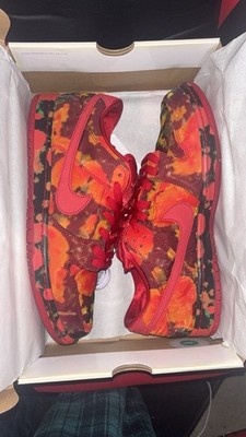 Nike SB Dunk Low x The Wizard of Oz 'Poppy Field' - Size 11.5M - FZ1291-600 - DS