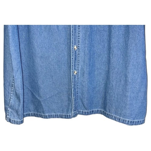 Wolverine Shirt Men’s Size XXL Blue Button Front Short Sleeve - Picture 5 of 5