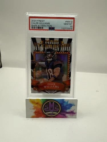 2024 Finest Caleb Williams Main Attraction PSA 10 Gem Mint