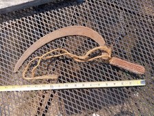 Antique Farmhouse Rustic Sickle