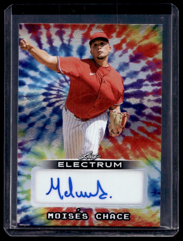 2026 Leaf Electrum Moises Chace Silver with Tie-Dye Skin 3/15 #BA-MC1