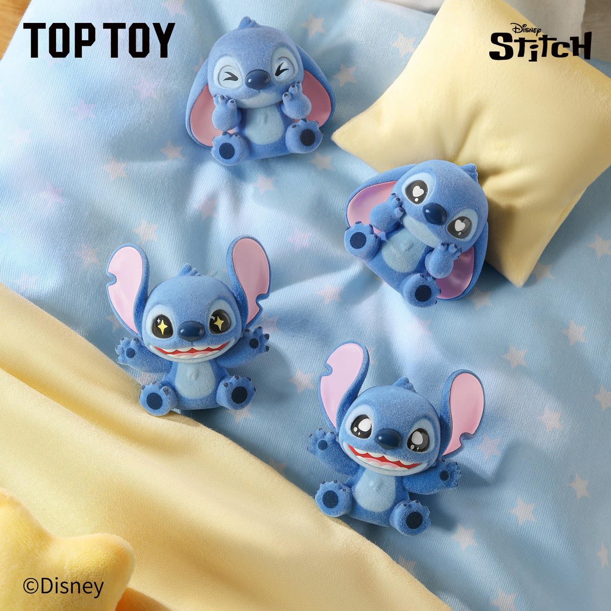 TOPTOY Disney Stitch MINI fluffy Series Blind bag Figure Toy