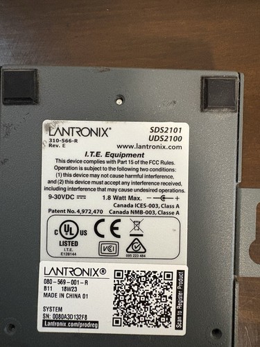 Lantronix UDS2100 High-Performance Serial Device Server - Picture 5 of 6