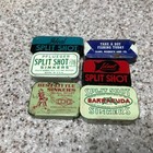 Vintage Split shot Sinkers J. C. Higgins Ideal Pflueger  Baracuda Best Little — photo 2