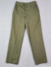 VTG Military Pants Tag Size 34x33 Fits 32X32 Durable Press 90s Utility Trousers