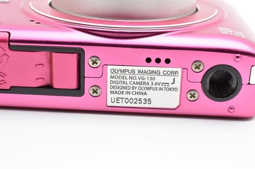 Olympus VG 130 Pink Digital Camera 14MP 5x Zoom Tested with Box Full Set - Picture 10 of 13