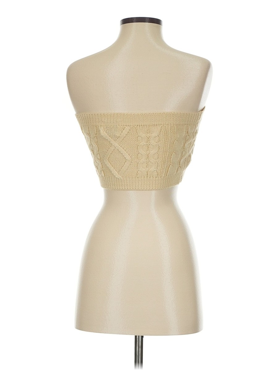 Princess Polly Women Ivory Tube Top S View 2