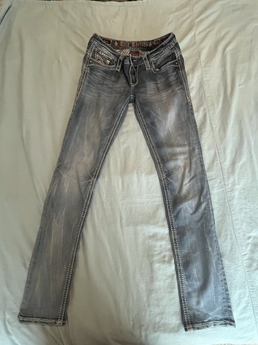 Rock Revival Kailyn Skinny Jeans Gr. 30 verzierte Taschen Y2K STYLE �� - Bild 2 von 10