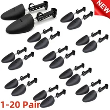 1-20PC Plastic Adjustable Support Shoes Tree Keeper Stretcher Shoe Shaper Holder
