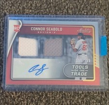 2022 Panini Absolute - Tools of the Trade 2 Swatch Signatures Connor Seabold BOS