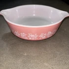 Vintage PYREX Pink Gooseberry 471 Bowl No Cover 1 Pint USA Serving Dish 1960s