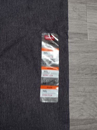 NWT Levis Men's Charcoal Gray XX Chino EZ Taper Stretch Pants Size 3XL (46x28) - Picture 10 of 10