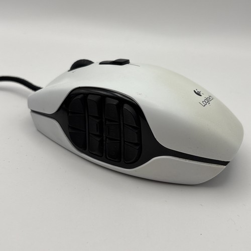 Logitech G600 MMO Gaming Mouse White - Rare Edition, 12 Programmable Buttons,RGB - Photo 2/7