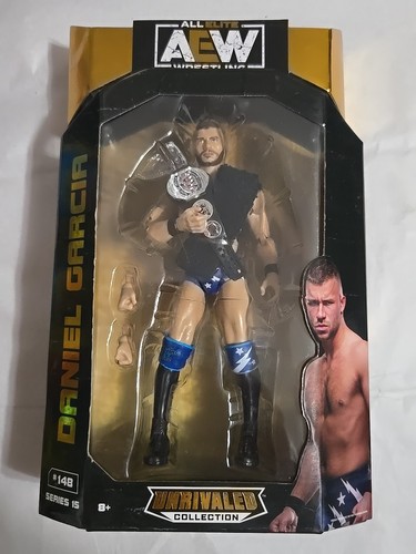 AEW Elite Daniel Garcia Action Figure Wrestling Unrivaled Collection Series 15