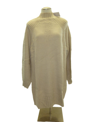 NEW Women's Lillusory Cable Knit Sweater Dress-Medium, Ivory